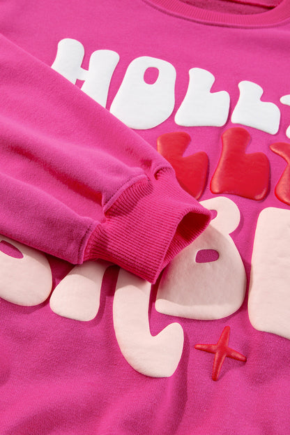 Christmas Holly Jolly Babe Crewneck Sweatshirt