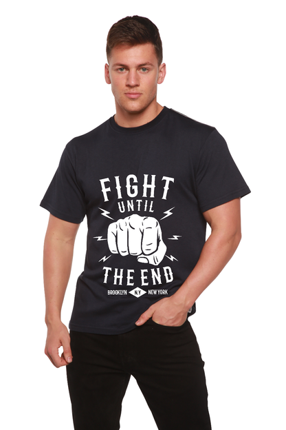 Fight Until Men's Bamboo Viscose/Organic Cotton Short Sleeve Graphic T-Shirt