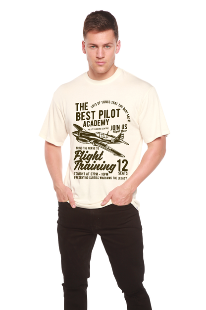Flight Training Men's Bamboo Viscose/Organic Cotton Short Sleeve Graphic T-Shirt