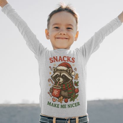 Snacks Youth & Toddler Long Sleeve Graphic Tee