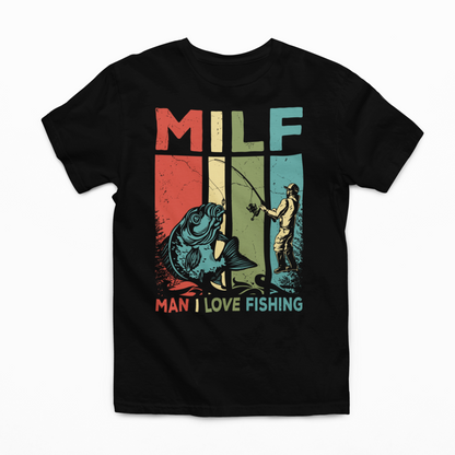 Man I Love Fishing Graphic Tee
