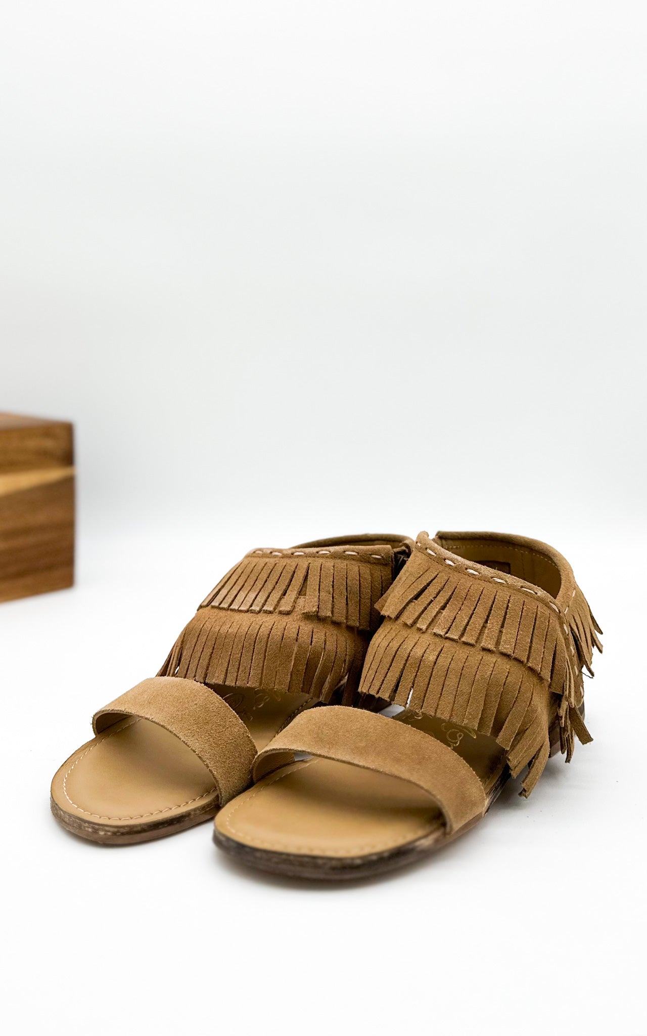 Fringe Star Sandal in Tan (Online Exclusive)