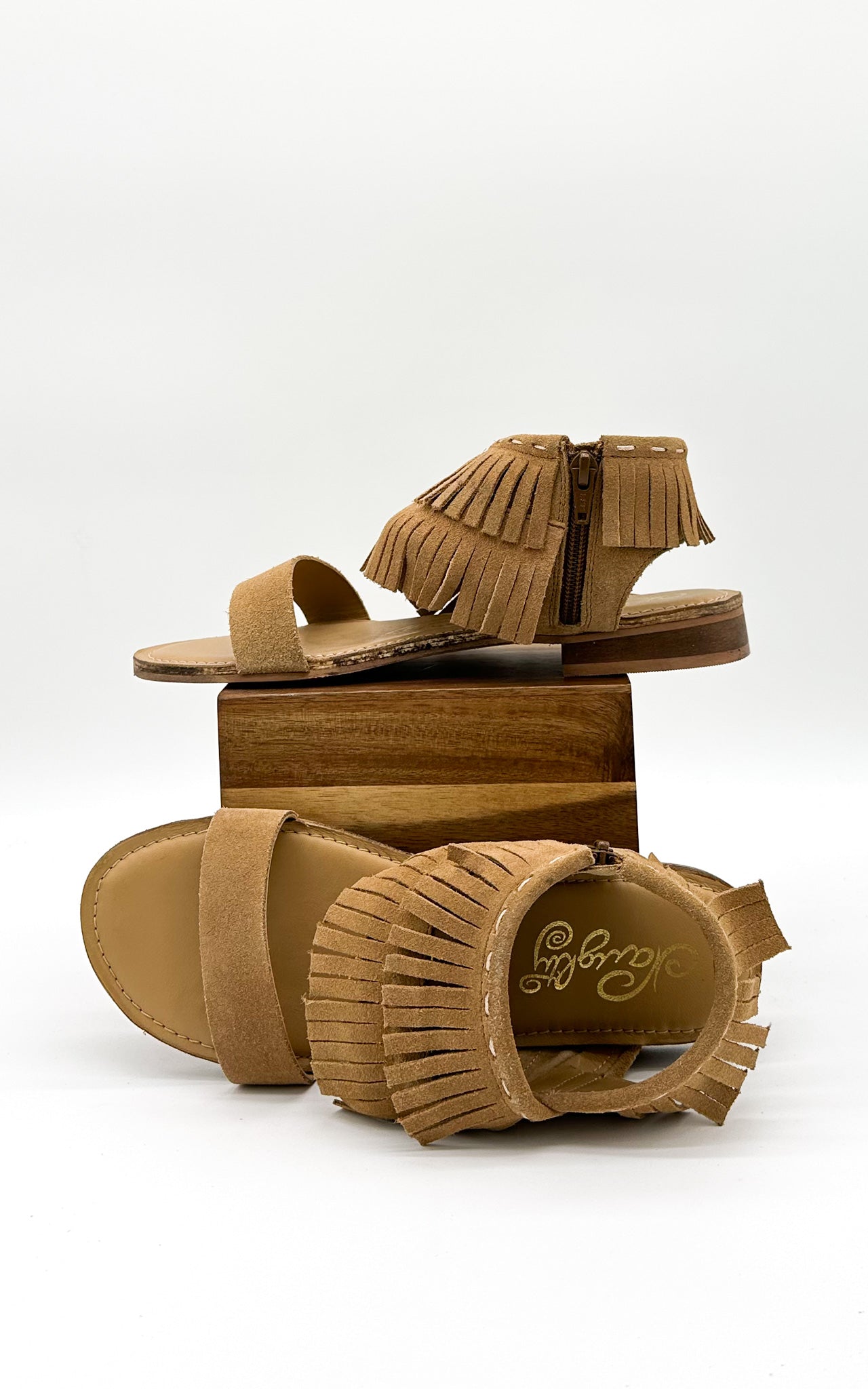Fringe Star Sandal in Tan (Online Exclusive)