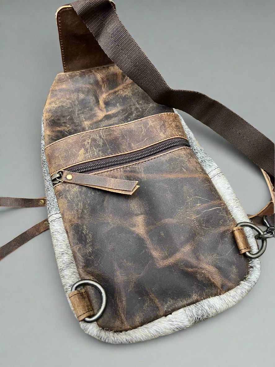 Genuine Hair on Hide Sling Bag