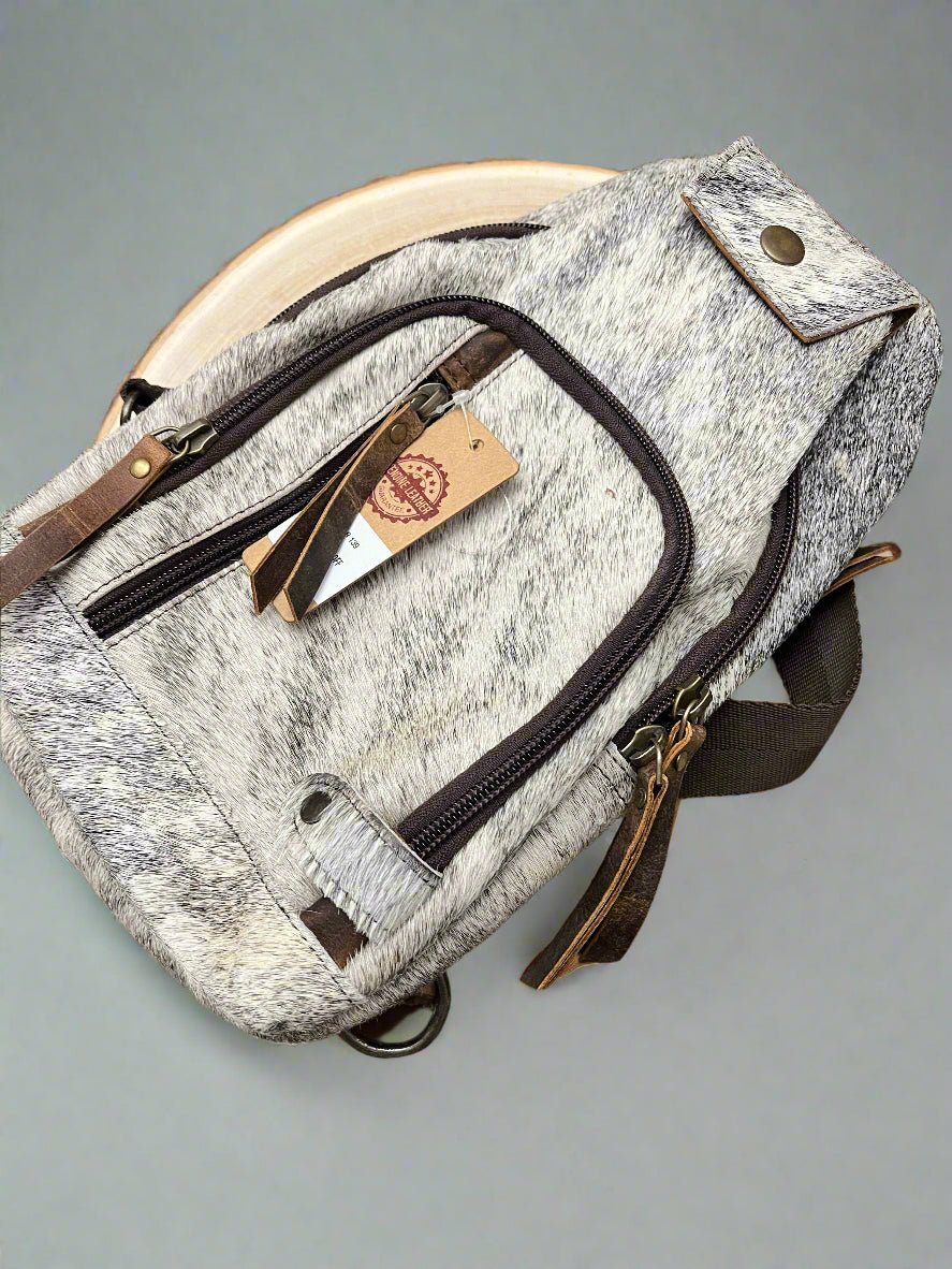 Genuine Hair on Hide Sling Bag