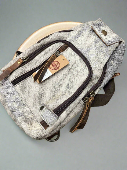 Genuine Hair on Hide Sling Bag