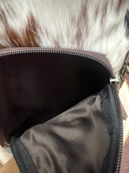 Genuine Hair on Hide Sling Bag