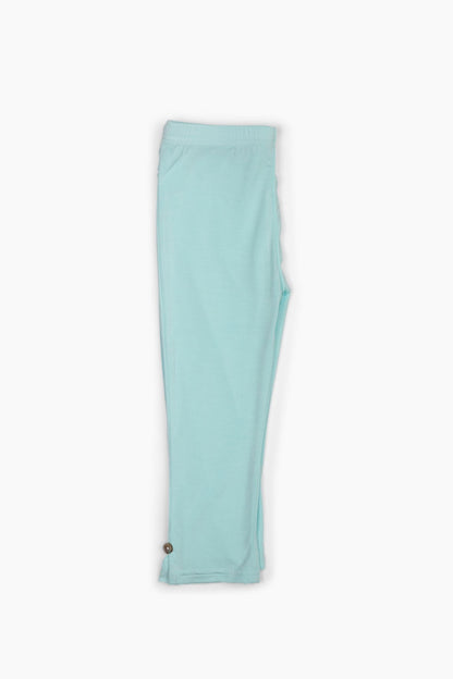 Girls Leggings in Spa Blue