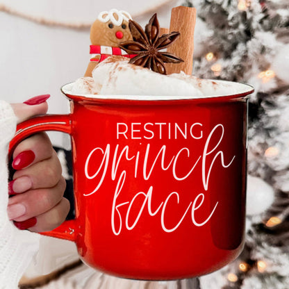 Grinch Face Mug