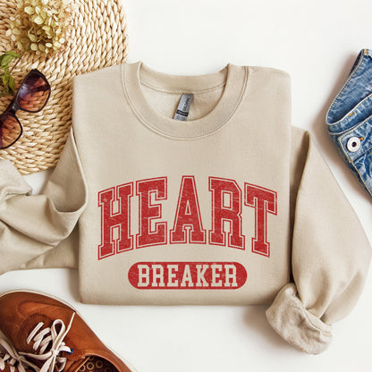 Heart Breaker, Collegiate, Love, Sweatshirt, Valentine's Day