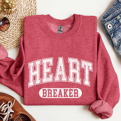 Heart Breaker, Collegiate, Love, Sweatshirt, Valentine's Day