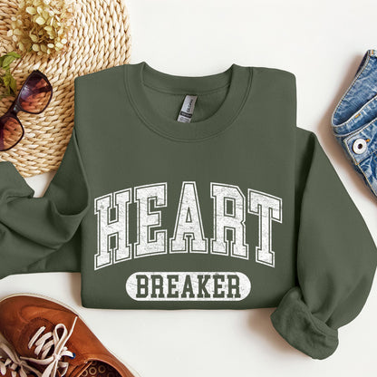 Heart Breaker, Collegiate, Love, Sweatshirt, Valentine's Day