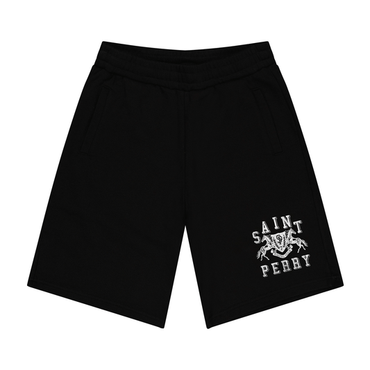 Horse Power Racing Club Shorts - Black Aaria Tees