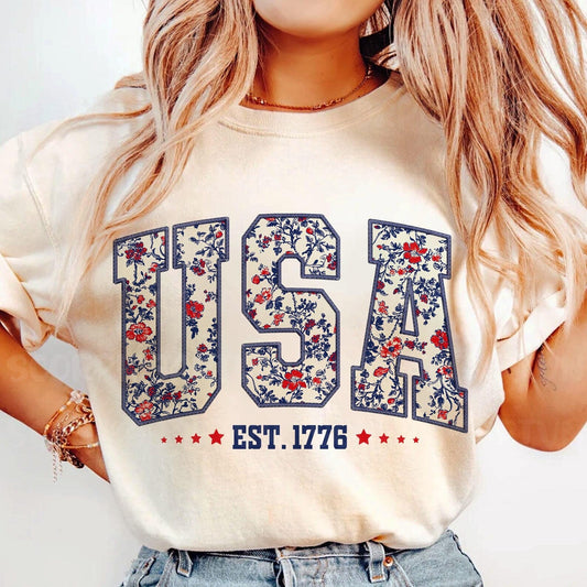*PREORDER* USA Cropped Tee