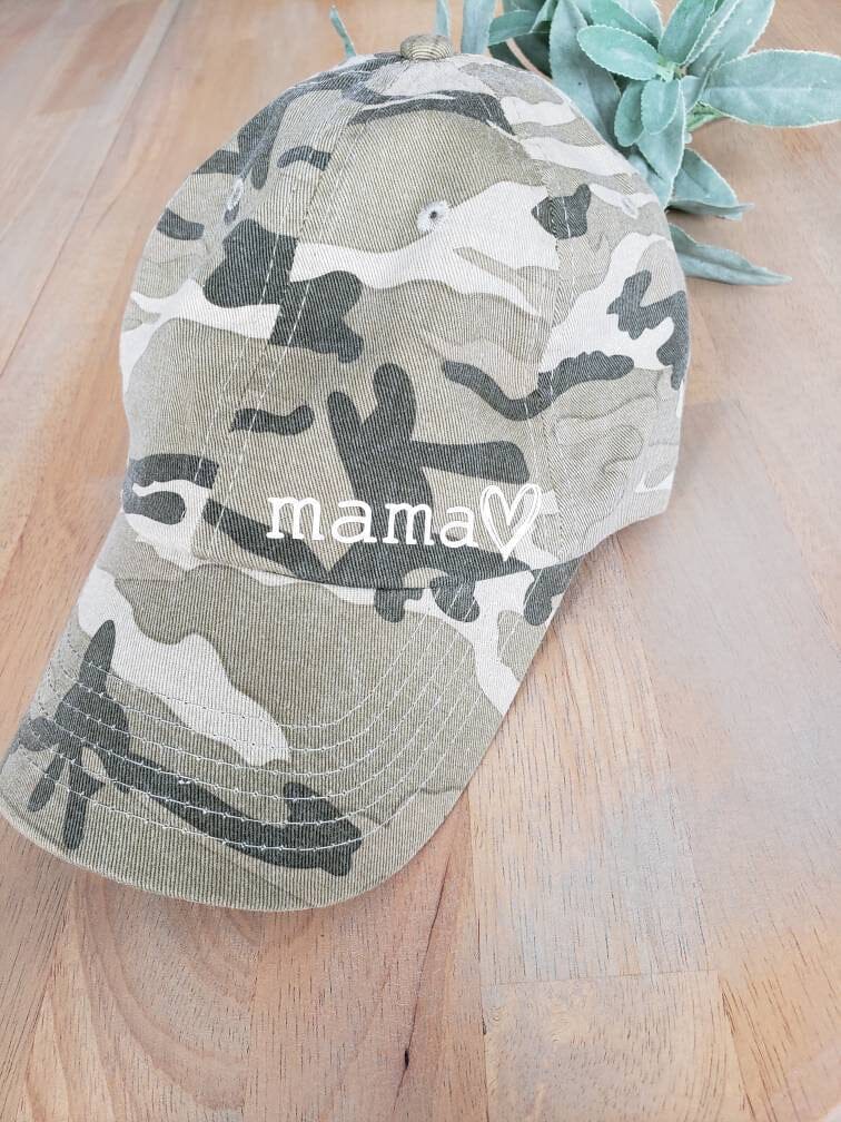 Camo Mama Hat • One Size Adjustable Hat