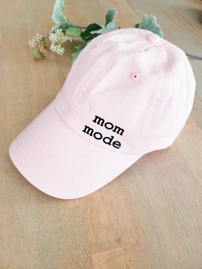 Mom mode pink hat • mama hat