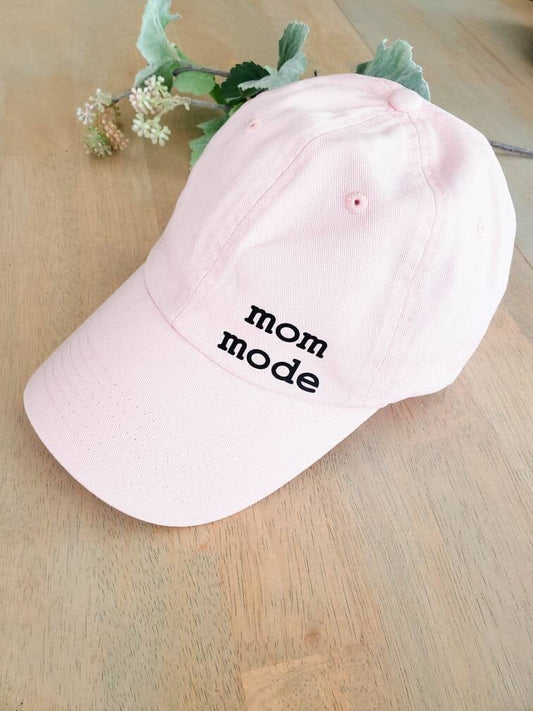 Mom mode pink hat • mama hat