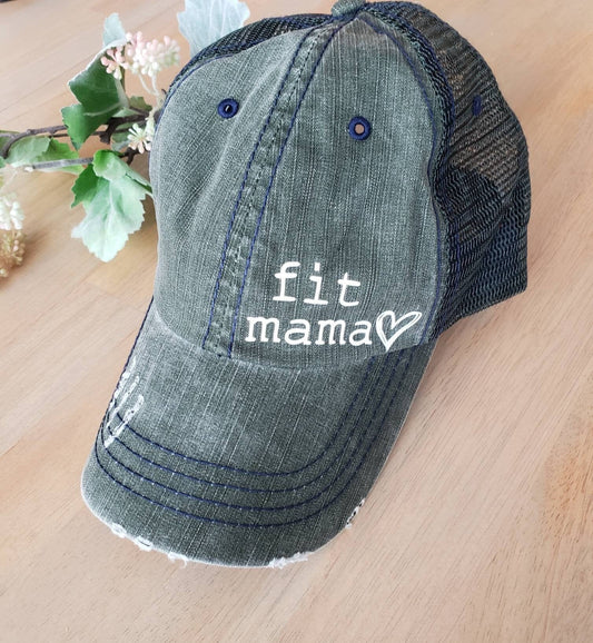 Fit Mama Hat • Fitness Mom Hat