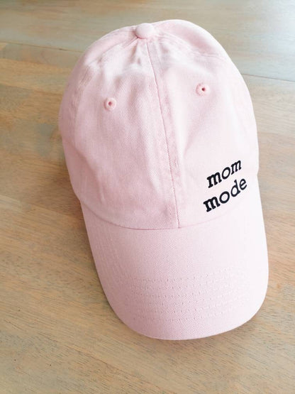 Mom mode pink hat • mama hat