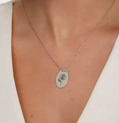 Birthday Month Flower Necklace