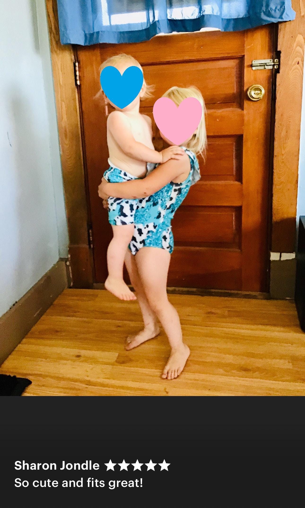 TURQUOISE COWPRINT, Cow Swimsuits, SIBLING Swimsuits, Western Swimsuits, Turquoise Cowhide, Black and White Cow, Matching Family Swimsuits,