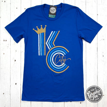 KC Crown Ombre Royal Short Sleeve Tee