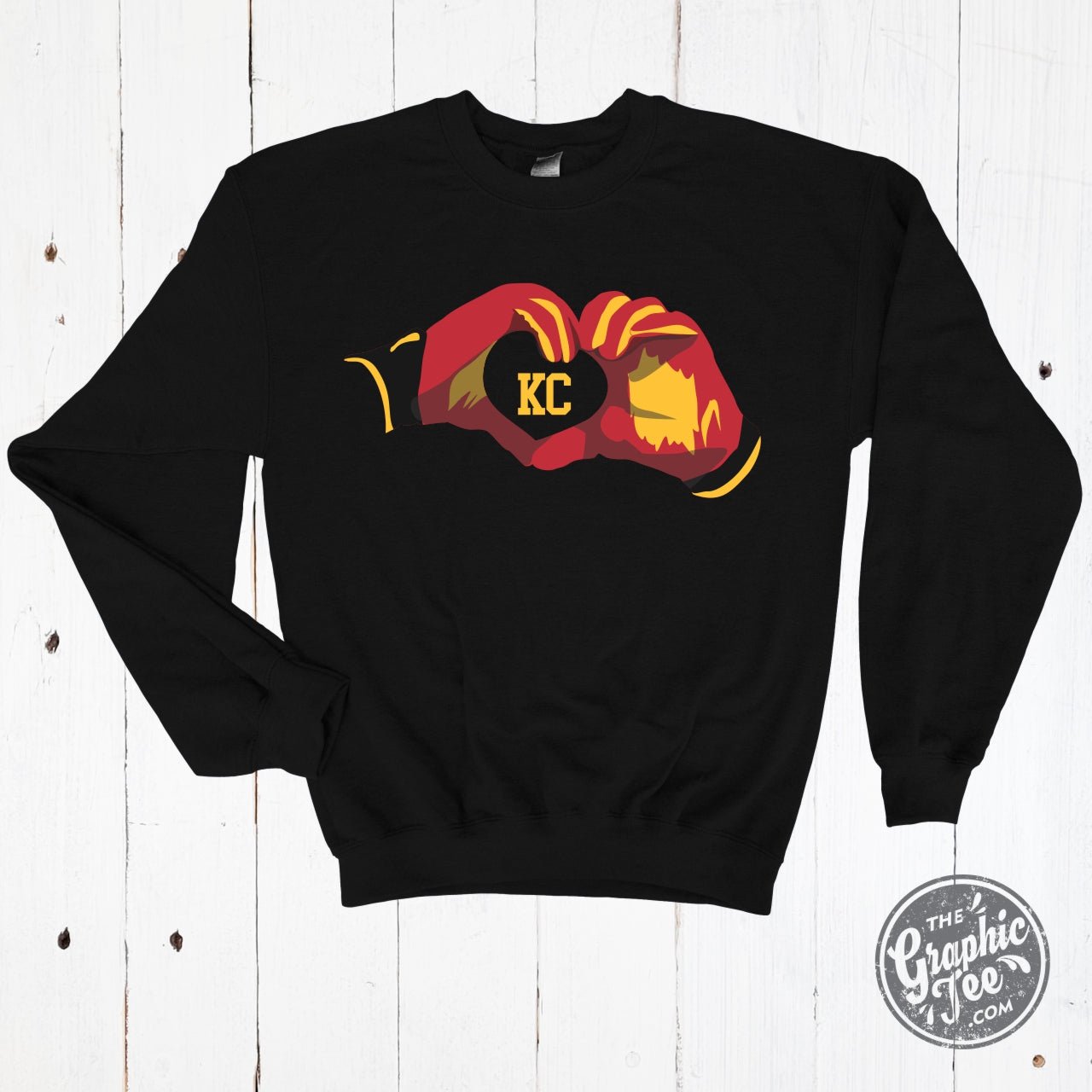KC Heart Hands Crewneck Sweatshirt