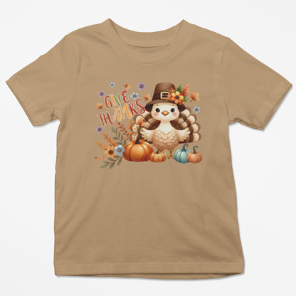 Give Thanks Turkey Youth & Toddler Graphic Tee