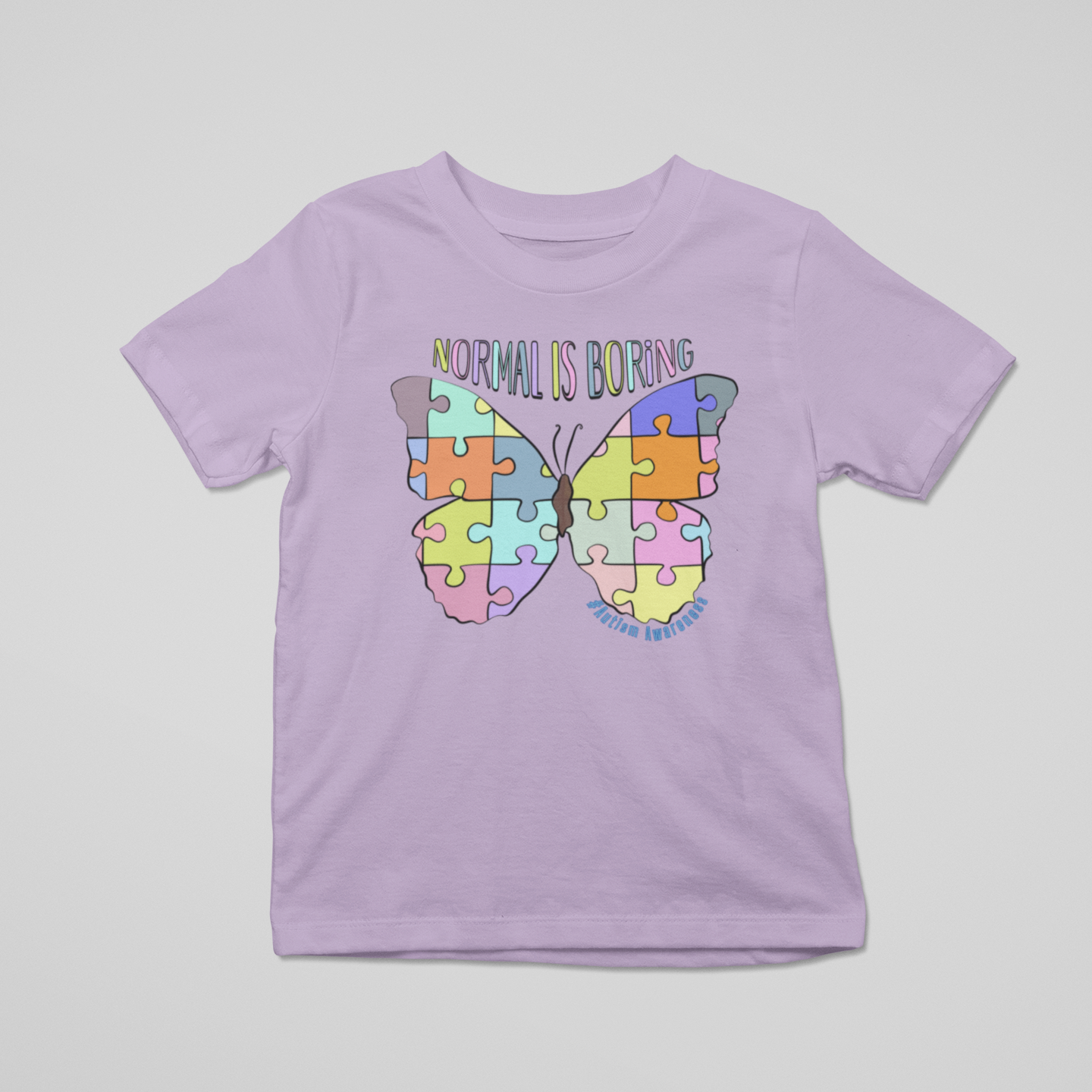 Normal Is Boring Autism Awareness Toddler/Youth Graphic Tee