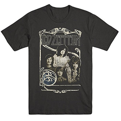 Led Zeppelin 1969 Band Photo Mens T-shirt