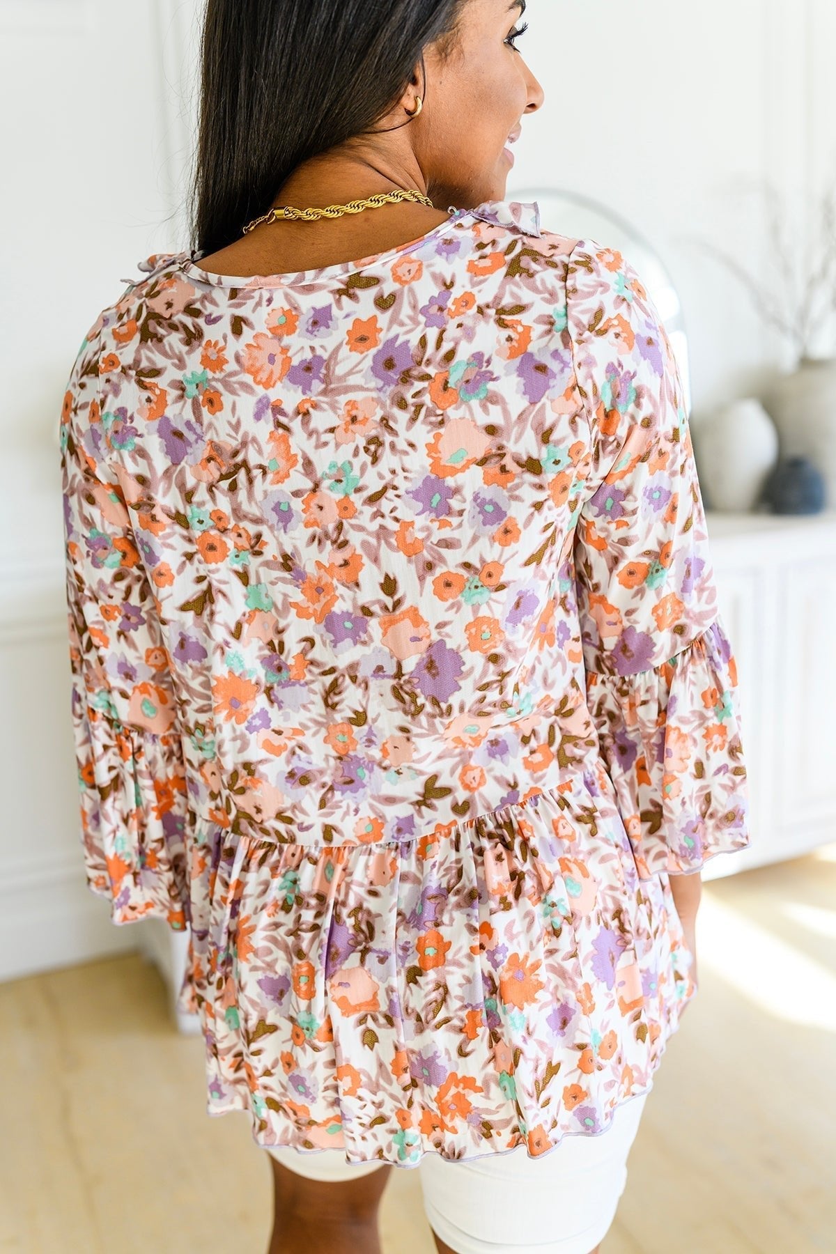 Let's Go Boho Floral Babydoll Top (Online Exclusive)
