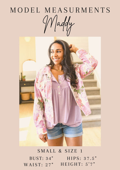 Let's Go Boho Floral Babydoll Top (Online Exclusive)