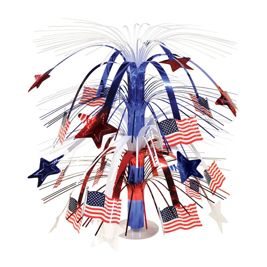 Flag Cascade Centerpiece Decoration