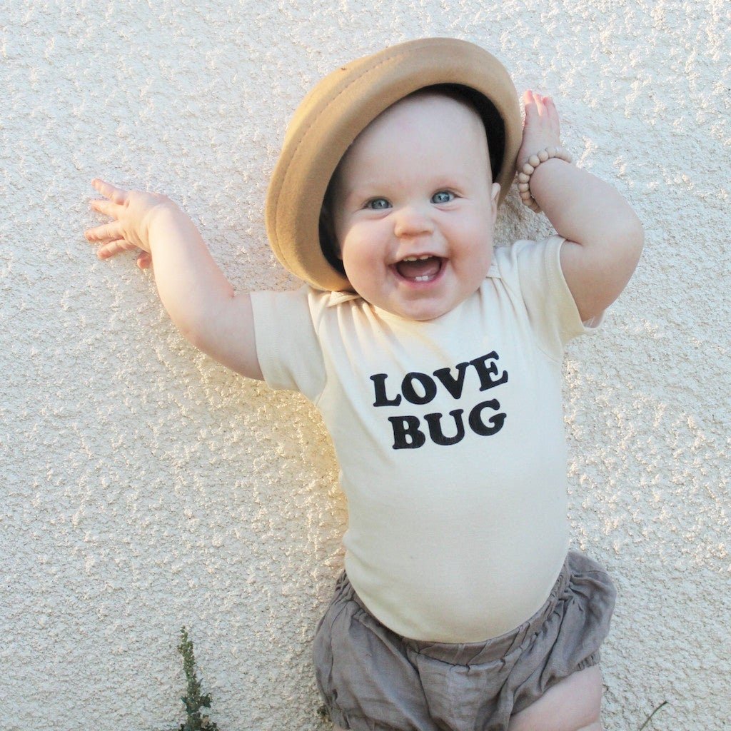 Love Bug Organic Baby Bodysuit
