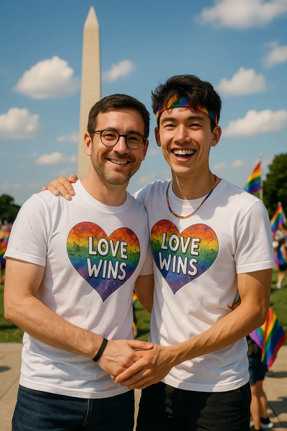 Love Wins Pride T-Shirt by Good Trouble Garments