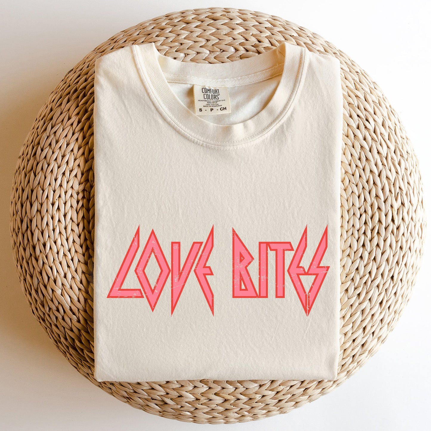 Love Bites, Def, Retro, 80s, Rock Music, Comfort Colors Tshirt, Valentine's Day