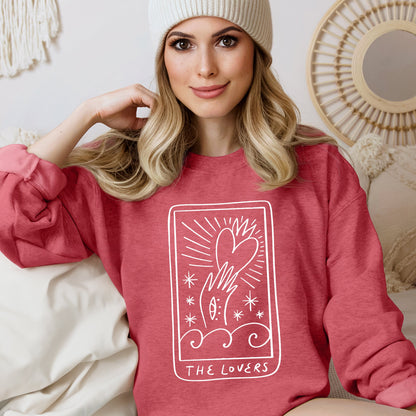 Lovers Tarot, Mystical, Magic, Sweatshirt, Valentine's Day