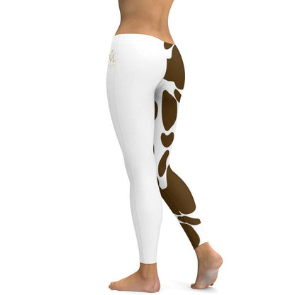 Munsieur Luxury Streetwear Leggings Cow Print