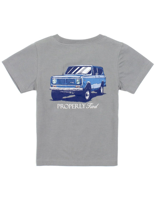 Joyride SS Tee in Battleship Grey