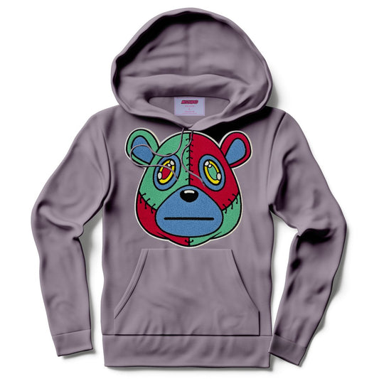 Misguided Chenille Hoodie - Lavender