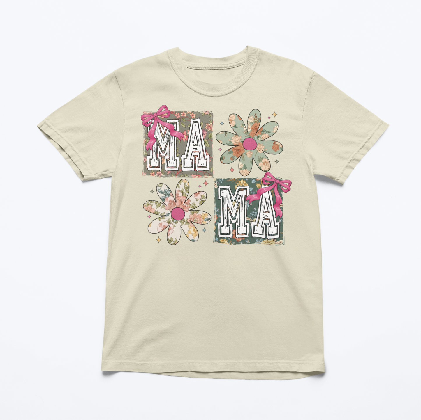 Floral Retro Mama Graphic Tee