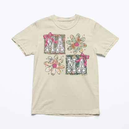 Floral Retro Mama Graphic Tee