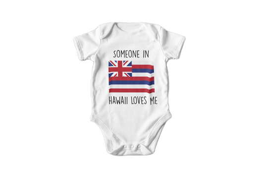 Hawaii Flag - Baby Boy Girl Clothes Infant Bodysuit Funny Cute Newborn