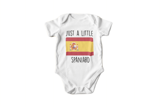 Spain Flag Spaniard - Baby Boy Girl Clothes Infant Bodysuit Funny Cute Newborn