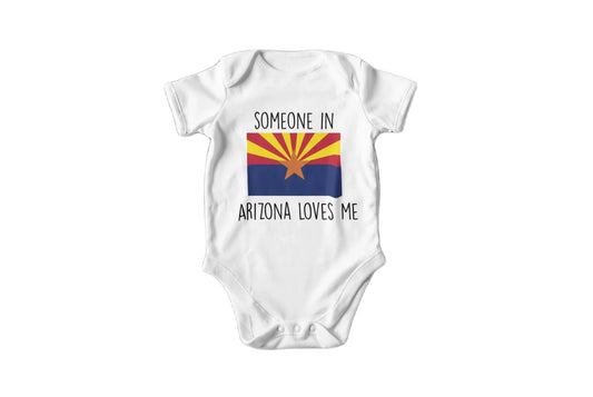 Arizona Flag - Baby Boy Girl Clothes Infant Bodysuit Funny Cute Newborn