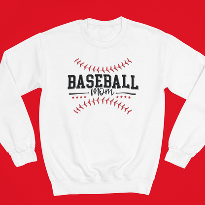 Baseball Mom Graphic Sweatshirt