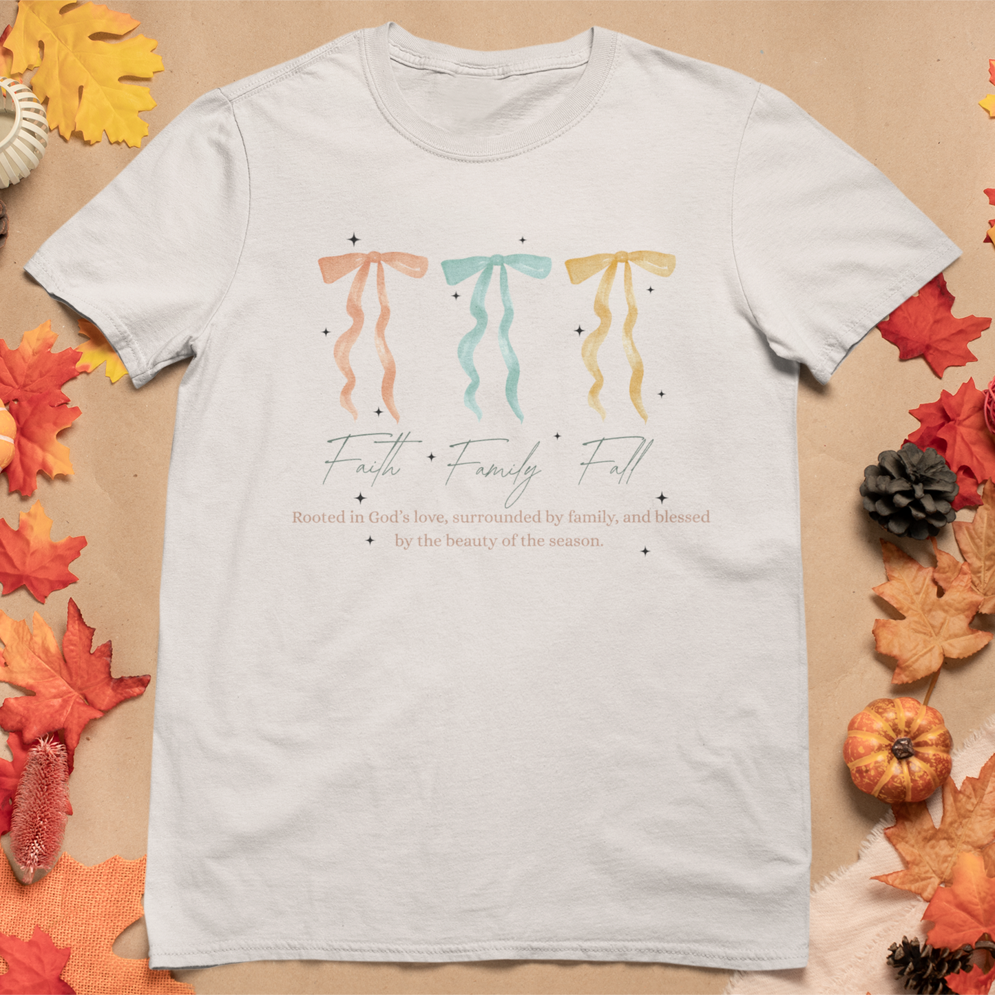 Ribboned Grace Graphic Tee