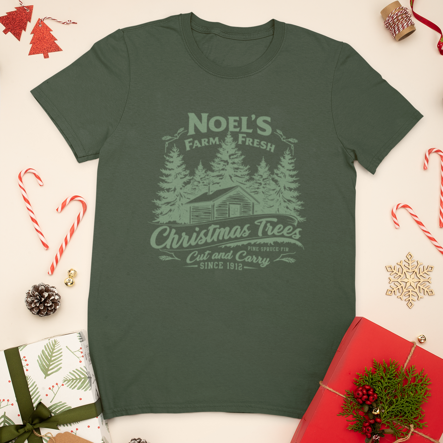 Noel’s Farm Fresh Trees Graphic Tee