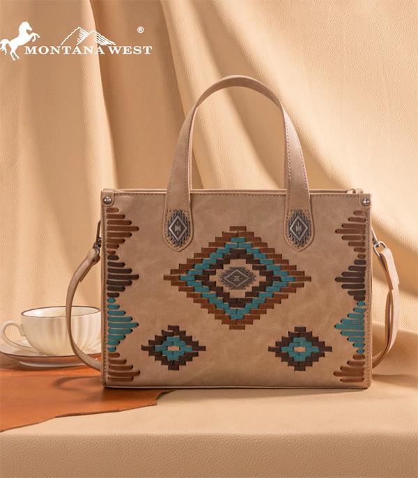 Montana West Aztec Tote Crossbody Bag