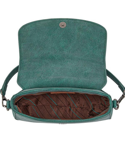 Montana West Cowhide Mini Shoulder Bag - Turquoise
